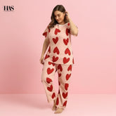 Pink Dilbar Night suit