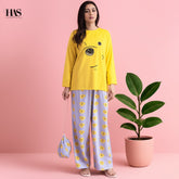 Yellow Poo Night suit