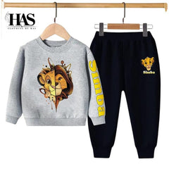 Simba Printed Kids Tracksuit for Winter By Clothing By has