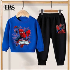 Spiderman Printed Kids Tracksuit for Winter By Clothing By Has