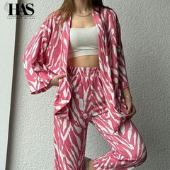 STYLISH ZEBRA PRINT CO-ORD SET
