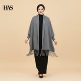 Women fleece shawls ready to wear