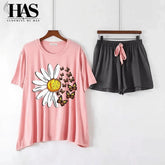 Daisy & Butterfly Printed Night Suit - Clothing By Has