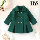 “Tiny coat, big style Perfect for cozy and classy days.”