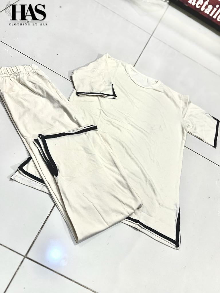 2 - Piece Beige Lounge Wear - Clothing By Has