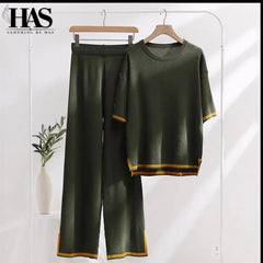 2 - Piece Beige Lounge Wear - Clothing By Has