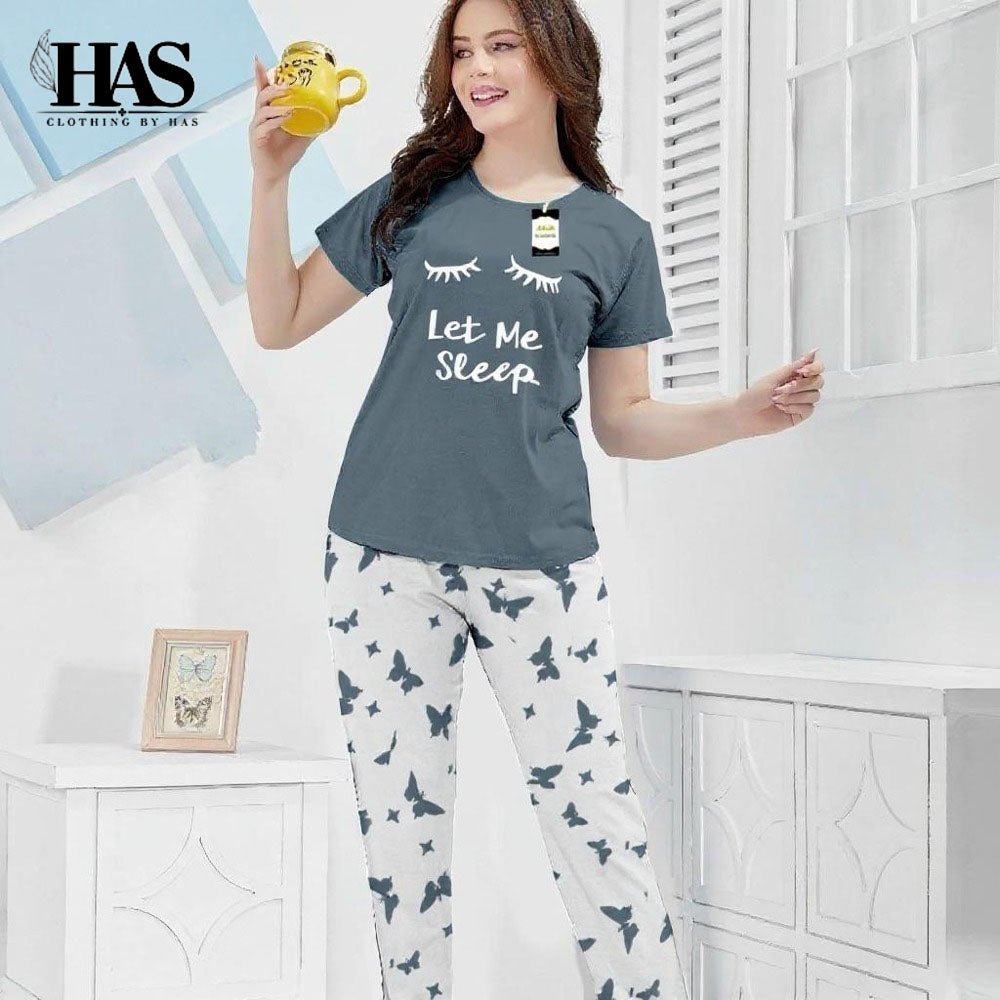 Lounge Wear with Printed Trouser - Clothing By Has
