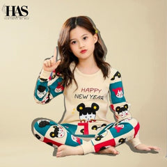 New Year Printed Night Suit for Kids for Summer By clotthing by Has - Clothing By Has